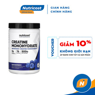 Phục Hồi Năng Lượng Tăng Sức Mạnh Cơ Bắp Nutricost Creatine Monohydrate 500 Gram