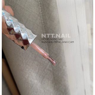 Sơn thạch hồng nude gạo vụn nhũ miếng ánh cam Y015