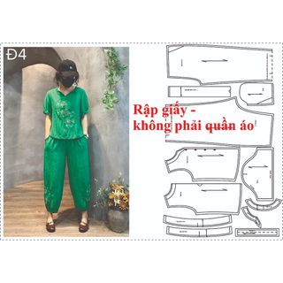 Rập giấy a0 mã 1697 - rập bộ lưng thun