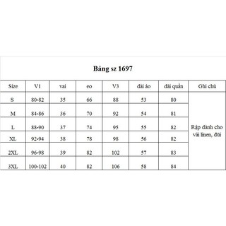 Rập giấy A0  mã 1697 - Rập bộ lưng thun