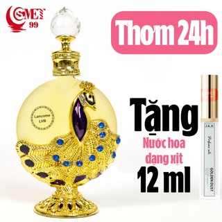 Tinh Dầu dubai nước hoa công vàng Tặng xịt thơm 12ml phượng hoàng gold 35ml