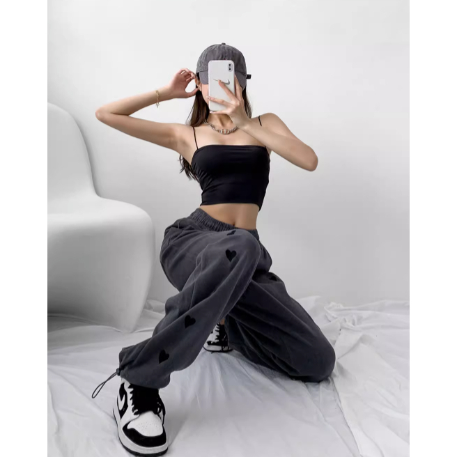 Áo Croptop Hai Dây Sợi Bún, Áo Croptop Nữ Thun Ống Ngang Ngực Ôm Body | BigBuy360 - bigbuy360.vn