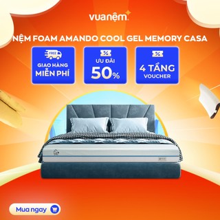 Nệm Cool Gel Memory Foam Amando Casa 120x200x20cm