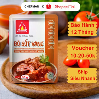 Xốt Bò Sốt Vang Vietchef gói gia vị hoàn chỉnh cho món Bò Sốt Vang không cần thêm gia vị