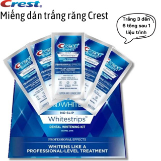 Miếng dán trắng răng Crest dán trắng răng an toàn, không gây ê buốt