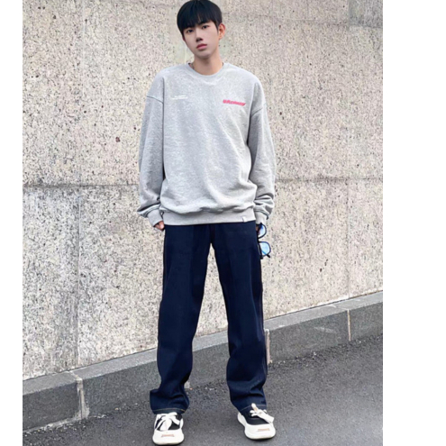 Quần jean trơn nam nữ form rộng Hem Fashion, quần bò baggy unisex ống suông dễ phối đồ, chất jean đẹp | BigBuy360 - bigbuy360.vn