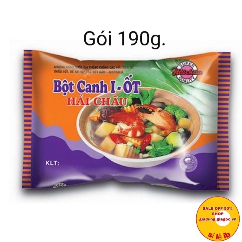 Bột Canh I-Ốt Hải Châu 190gram.