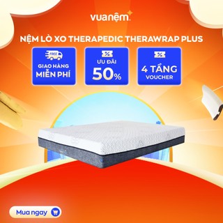 Nệm lò xo Therapedic Therawrap Plus mát mẻ, êm ái, mềm mại được bảo hành VN