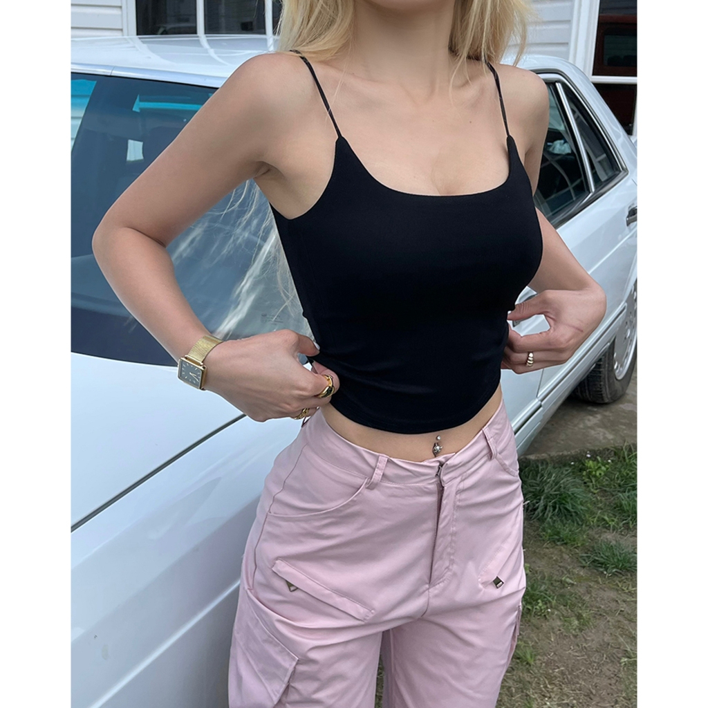 Áo Crotop 2 Dây Nhọn Sợi Bún Mảnh, Áo Bra Dây Nữ Thời Trang Hè Nữ | BigBuy360 - bigbuy360.vn