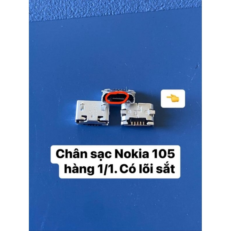 chân sạc nokia 105 lõi sắt zin