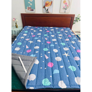 Nệm cuộn trải sàn kiêm nệm trải giường cotton 100% chuẩn đẹp.