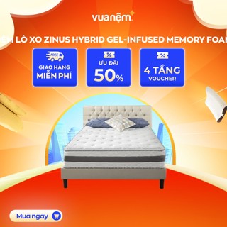 Nệm lò xo Zinus Hybrid Gel-Infused Memory Foam