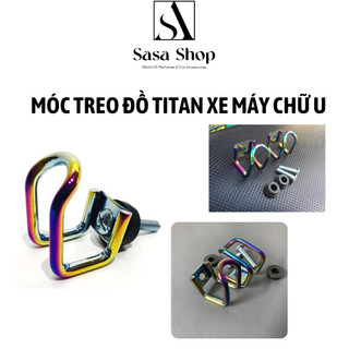 Móc treo đồ xe gắn máy chữ U xi Titan tuyệt đẹp