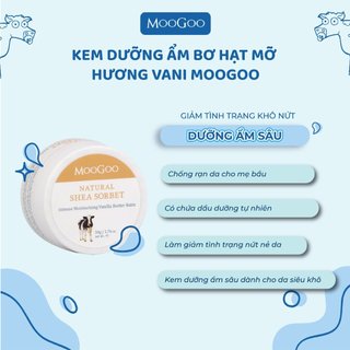 Kem ẩm bơ hạt mỡ chống rạn cho mẹ bầu, da siêu khô, nứt nẻ gót chân, bong tróc môi, da vảy nến MooGoo - nhập khẩu Úc