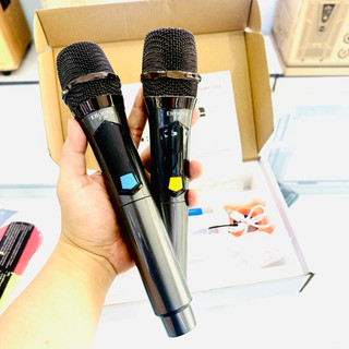 Bộ 2 Micro Karaoke Không Dây Đa Năng Cho Loa Kéo-Loa Amply [Có Jack Cắm 3.5mm Và ]