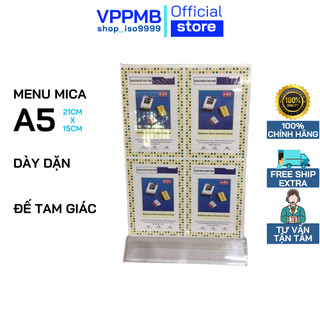 Menu mica A5 loại dày [GIÁ KHUYẾN MẠI]