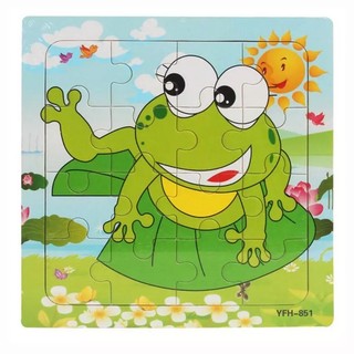 Set 6 Tranh Xếp Hình Ghép Gỗ Cho Bé Rèn Luyện Tính Kiên Trì