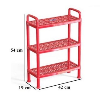 Kệ dép lưới lớn nhựa Duy Tân 3 tầng