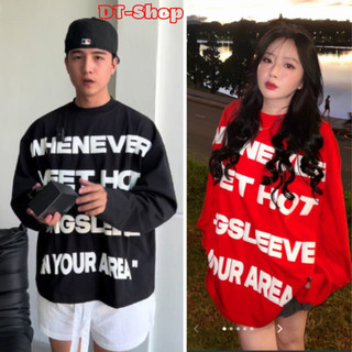 Áo đi nắng sweater In Nổi WHENEVER LONGSLEEVE nam nữ cổ tròn thu đông local brand