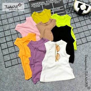 Áo Thun Sát Nách Bé Gái Vải Tăm Lạnh Siêu Mềm Mát Cho Bé Gái áo bé gái Tulalove.