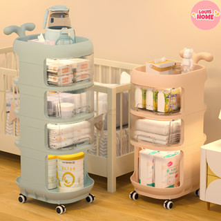 Kệ Đựng Đồ Đa Năng 4 Tầng Yeya Cho Bé Cao Cấp - Tủ Đựng Đồ 4 Tầng Cho Trẻ Sơ Sinh Có Bánh Xe - Thiết Kế Theo Tiêu Chuẩn