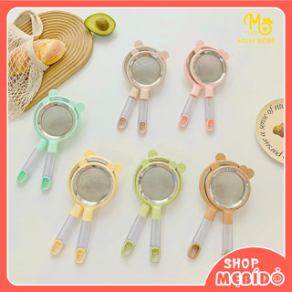 Rây Lọc Cháo Cho Bé Rây Inox Lọc Đồ Ăn Dặm Cho Bé Siêu Mịn Chất Liệu Thép Không Gỉ An Toàn Cho Bé - Shop Mẹ Bí Đỏ
