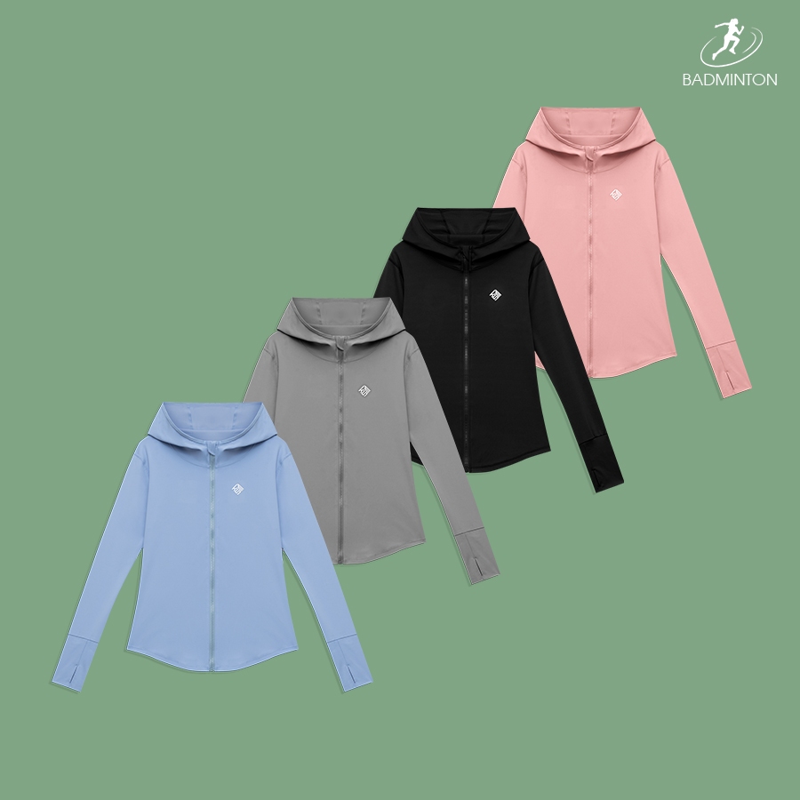 Áo Khoác Nữ Thể Thao Có Nón Dài Tay Khóa Kéo Tập Gym Yoga Chống Nắng Ôm Body AK992 | BigBuy360 - bigbuy360.vn