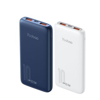 Pin sạc dự phòng 22.5W Yoobao D10Q 10000mAh công nghệ Sạc nhanh 2 cổng USB, chuẩn PD20W, QC3.0