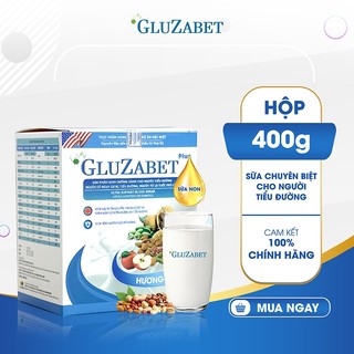 Sữa Gluzabet Tiểu Đường Hộp Giấy NEW 400G (16 Gói 25G)