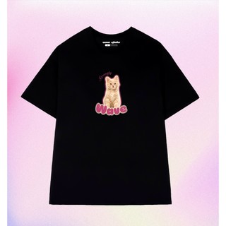 Áo thun MEOWAVE Oversize Basic Tee phông nam nữ tay lỡ 260gsm [WAVE 37]