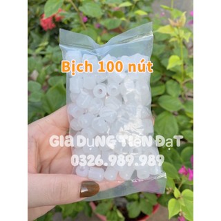 Nút nhựa sạc gas mini 100 nút sạc nhựa