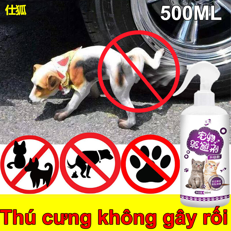 🐕Không dám đến gần🐕xua đuổi chó mèo thuốc đuổi mèo bã chó diệt bả chó 500ml Dung Dịch Xua Đuổi Chó M