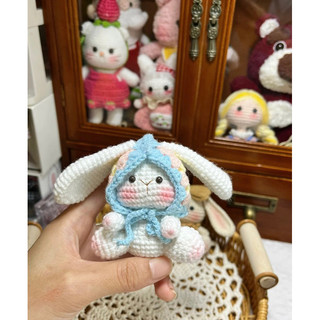 MÓC KHOÁ LEN THỎ BÔNG