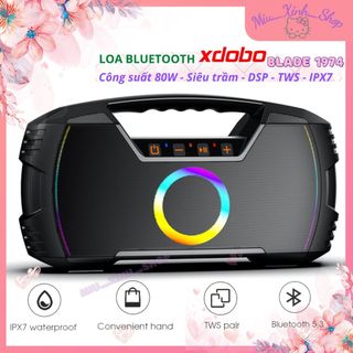 ★chính hãng★ loa bluetooth xdobo blade 1974 công suất 80w siêu trầm bản nâng cấp của xdobo x8 iii, x8 ii, bucket, youth