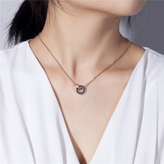 Dây chuyền đẹp tặng bạn gái khoen lồng nhiều kiểu - Cam kết 1 đổi 1 nếu đen và gỉ sét