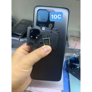 Lưng vỏ kèm kính camera zin redmi 10C