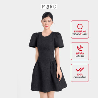 Đầm Kiểu Nữ MARC FASHION Cổ Tròn Tay Ngắn Rã Hông 2 Túi - CBSH013424