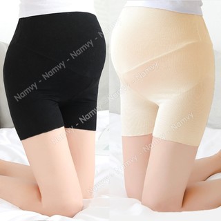 Quần mặc váy bầu có chun điều chỉnh kẻ gân mịn đẹp