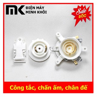 Bộ phụ kiện chân ấm, chân đế, công tắc thay thế cho ấm siêu tốc