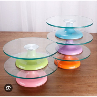 Bàn xoay làm Bánh mặt kính 30cm