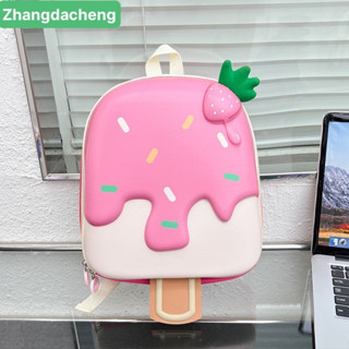 BaLo Mầm non, balo cao cấp siêu nhẹ họa tiết cây kem Full hộp chống nước cho bé BaLo 2024