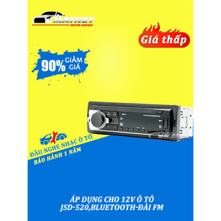 Đầu nghe nhạc ô tô, máy nghe nhạc mp3 jsd520,đầu mp3 bluetooth xe tải 12v/24v cho ô tô fm radio usb / sd / aux-in
