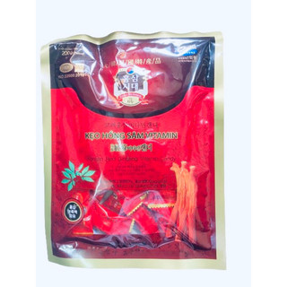 Kẹo hồng sâm vitamin hàn quốc 200gram