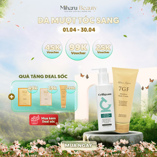 Lưu hương cơ thể tươi mới - 7GF Body Cream, Celligram PH Balancing Gel Wash