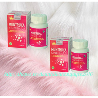 (Combo 2 hộp ) trứng cá MUNTRUCA  Kingphar - thanh nhiệt , giải độc ,Sạch Mụn , Đẹp Da ( Lọ 40 Viên )
