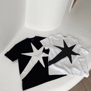 Áo Thun Boxy BIG COMET LOGO In Ngôi Sao Form Rộng Uniex Nam Nữ