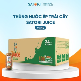 Thùng nước Satori Juice vị me - 250ml