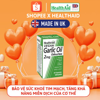 Dầu tỏi Health Aid Garlic Oil 2mg (Chai 30 viên)