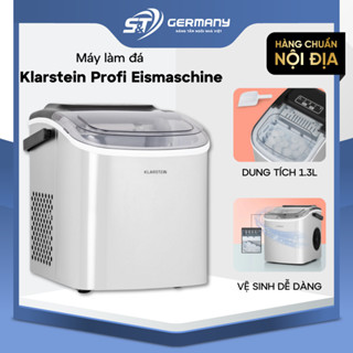 Máy làm đá Klarstein Profi Eismaschine nội địa Đức, máy làm đá tự động nhanh chóng GSTElectronic 450226