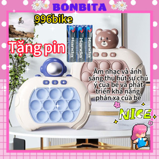 【Tặng Pin】Đồ Chơi Pop it Điện máy pop it điện tử luyện nhanh tay nhanh mắt rèn trí